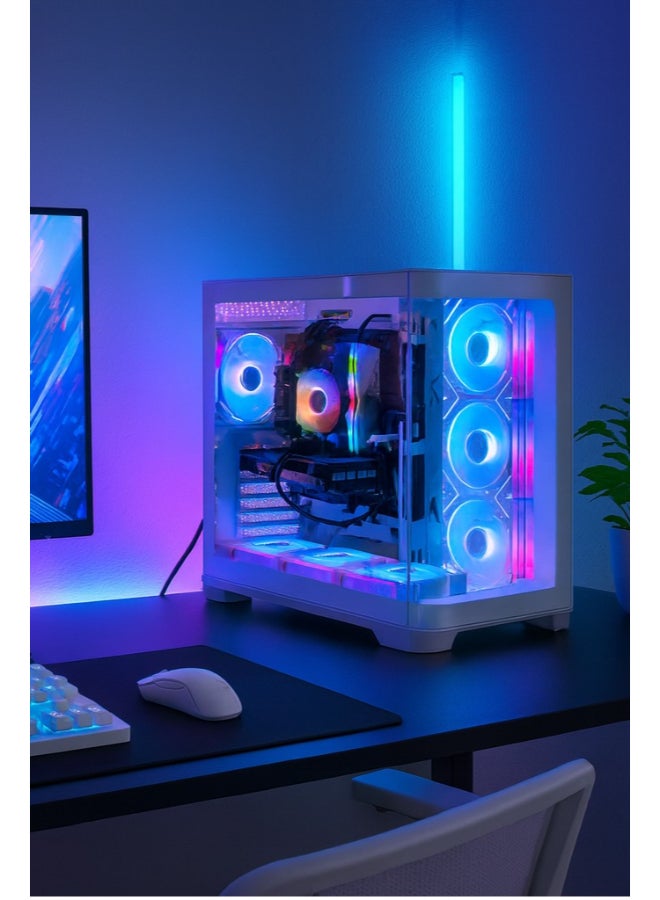 Setup Master Gaming PC With Intel Core i5-14400F Processor/16GB RAM DDR5/1TB  SSD/6GB Nvidia GeForce RTX 3050 Graphics/ White  - Image 2