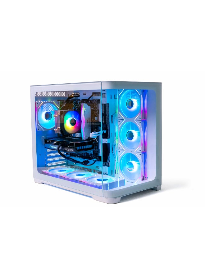 Setup Master Gaming PC With Intel Core i5-14400F Processor/16GB RAM DDR5/1TB SSD/6GB Nvidia GeForce RTX 3050 Graphics + Mouse and Keyboard White - Image 2