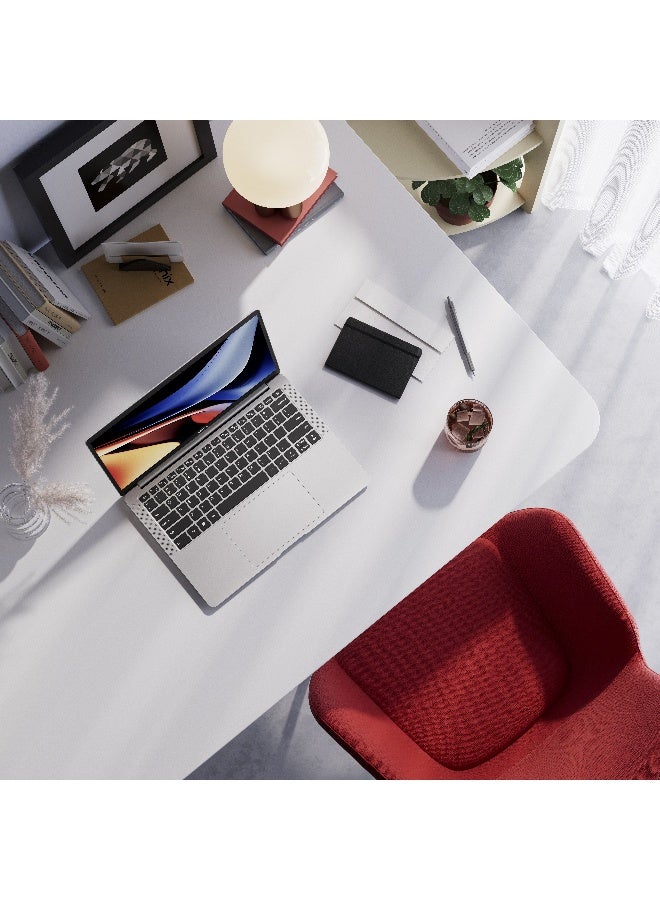 XBOOK 15 Laptop With 15.6 Inch Full HD (1920X1080) Display, AMD Ryzen 5-5500U Processor/8GB RAM DDR4/512GB SSD/Windows 11 Home/AMD Radeon RX Graphics/ English/Arabic Silver image 4
