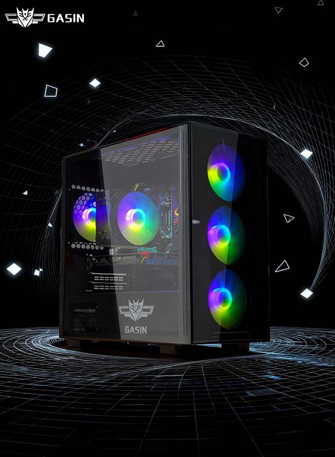 غاز حاسوب ألعاب بمعالج كور i5-12400F/1TB SSD/16GB RAM 3200MHz DDR4/ويندوز 11/12GB NVIDIA GeForce RTX 3060 + جهاز استقبال بطاقة لاسلكية وبلوتوث - Image 5