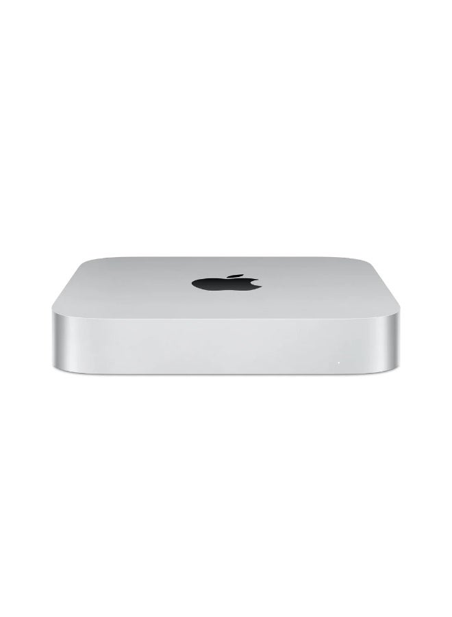 ابل  Mac mini With M2 8-Core CPU 10-Core GPU Processor/8GB RAM DDR5/512GB SSD/ Silver - Image 1