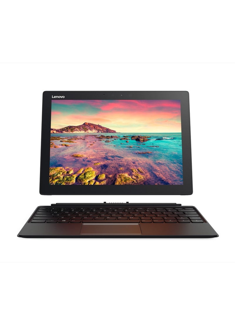 Lenovo RENEWED - Laptop Lenovo IdeaPad Miix 720 – Intel® Core™ i5-7200U – 8GB DDR4 RAM – 256GB SSD M.2 NVMe – Intel® HD Graphics 620 – 12" QHD LED Touchscreen – English/Arabic Black - Image 2