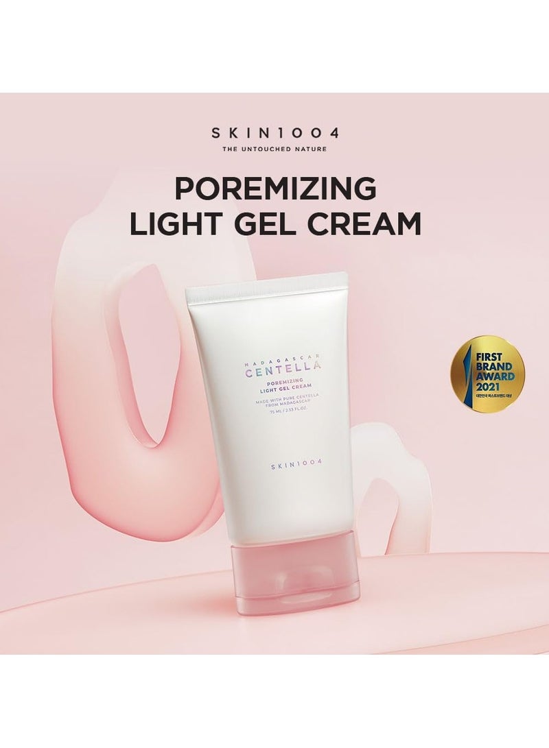 SKIN1004 Madagascar Centella Poremizing Light Gel Cream | Tightens Pores | Soothes Irritated Skin 75ml - Image 2