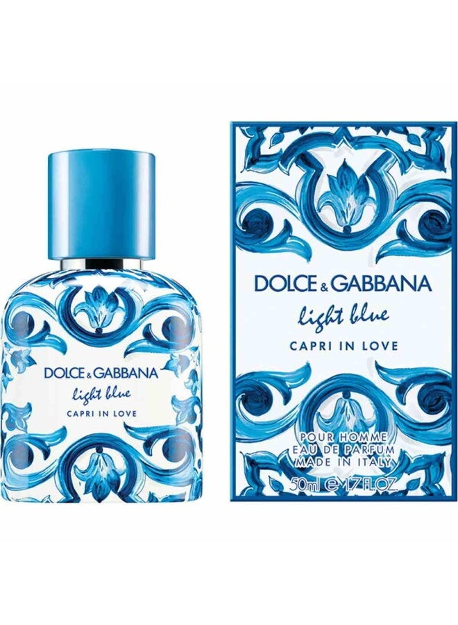دولتشي آند غابانا Light Blue Capri in Love EDP Men 50ml
