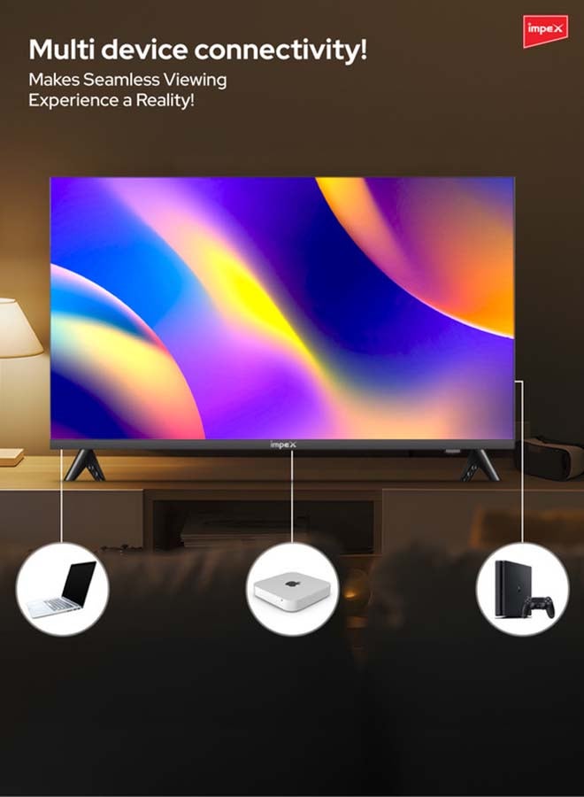 50 Inch Full HD QLED Smart TV – 8GB/1GB, Quad-Core, Frameless, TV Casting, 2 HDMI, 2 USB, RJ45, 176° Viewing Angle, Smart Energy Saving, A+ Zero Brigh image 8