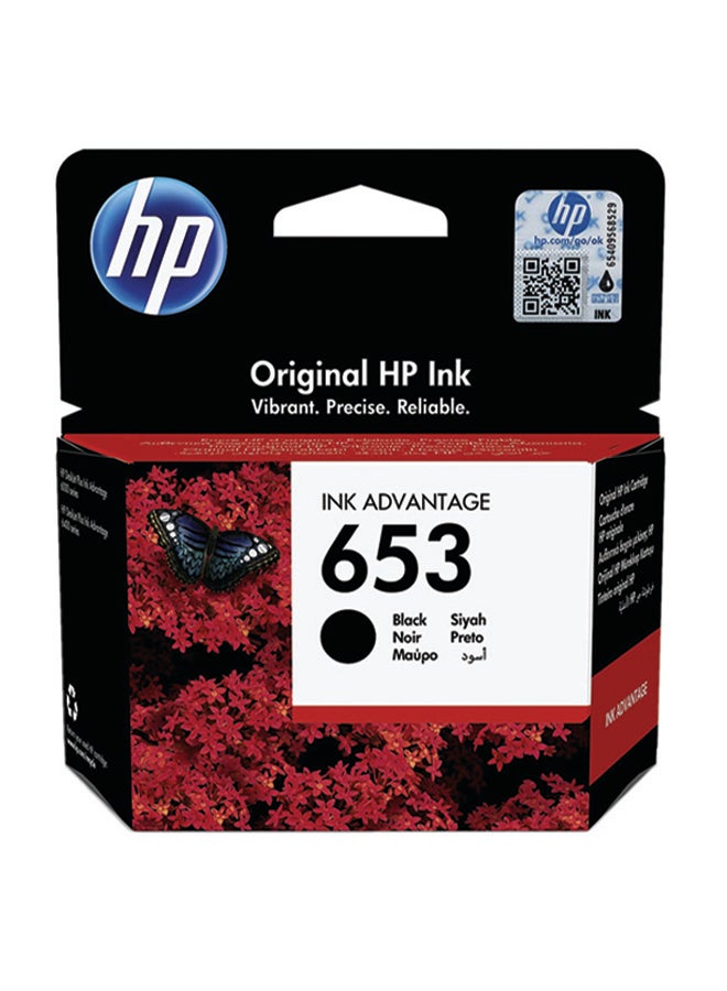 HP Renewed - 653 Original Ink Cartridge 3YM75AE Black black - Image 2