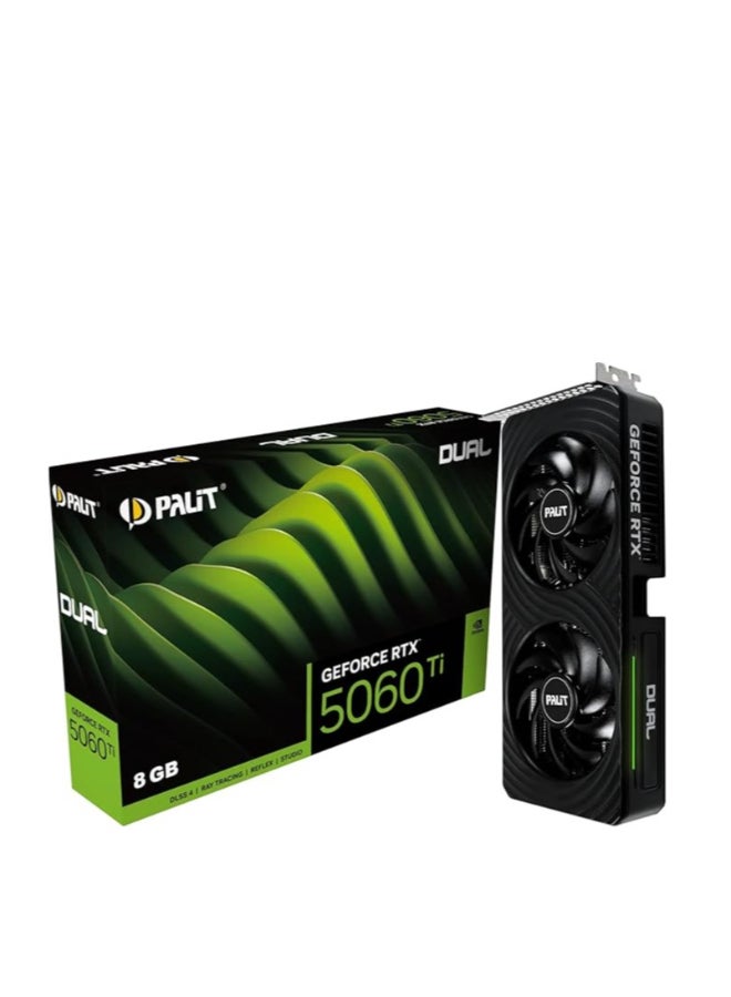 Palit GeForce RTX 5060 Ti Dual OC (8GB GDDR7/PCI Express 5.0/2632MHz/28000MHz) 128bit 3-DP HDMI - Image 1