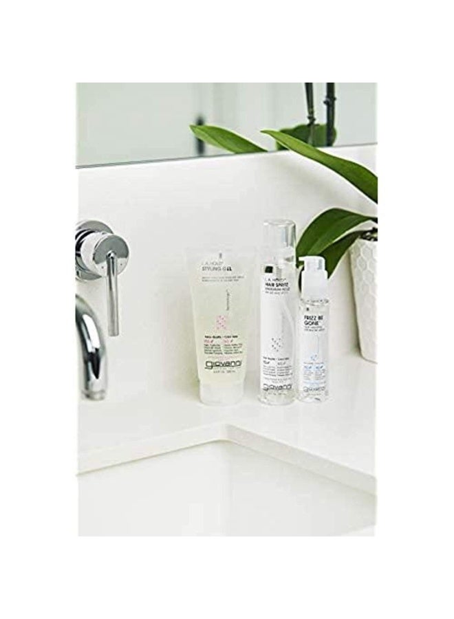 جيوفاني إيكو شيك فريز بي غون، 2.75 أونصة. سيروم شعر مضاد للفريز فائق النعومة، يضيف لمعان، يحافظ على اللون، يغسل ويذهب، مشبع بالمرطبات، خالي من البارابين، آمن للألوان (عبوة من 3) - Image 2