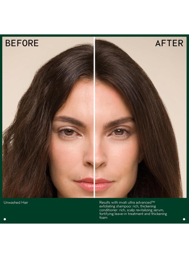 Aveda Invati Ultra Advanced Thickening Conditioner Rich | Step 2 of 4 | Reduces Hair Loss by 77% | for Medium to Thick Thinning Hair Types | Normal to Oily Scalp | 96% Naturally Derived* 1.4 fl oz - Image 4