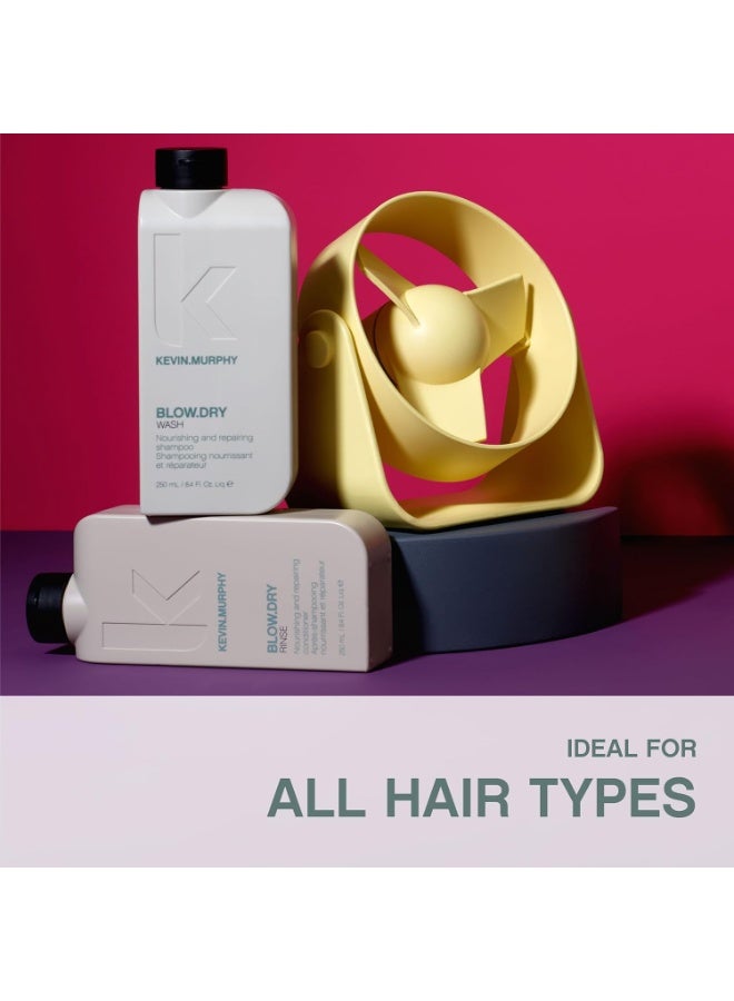 كيفن مورفي شامبو كين فين. مورفي بيلو. دراي - للعناية بالشعر المغذي والمُصلح - آمن للاستخدام اليومي - شامبو مغذي عميق للشعر - يوفر حماية من الحرارة - 250 مل / 8.4 أونصة سائلة - Image 3