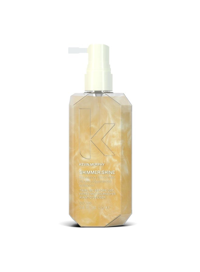 كيفن مورفي KEVIN.MURPHY SHIMMER.SHINE - رذاذ إصلاح الشعر - لجميع أنواع الشعر - رذاذ لمعان الشعر الجاف - رذاذ شعر مع الفيتامينات - عناية بالشعر خالية من الكبريتات - 100 مل / 3.4 أونصة سائلة - Image 1