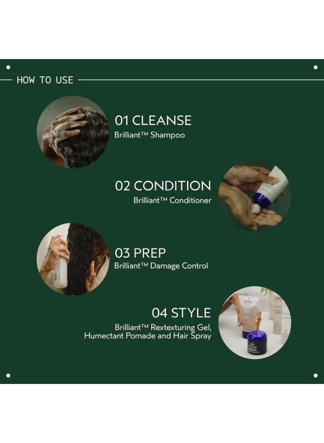 Aveda Brilliant Retexturing Gel | Medium Hold Hair Gel | Adds Shine | for Textured, Curly & Coily Hair, 5 Fl Oz - Image 2