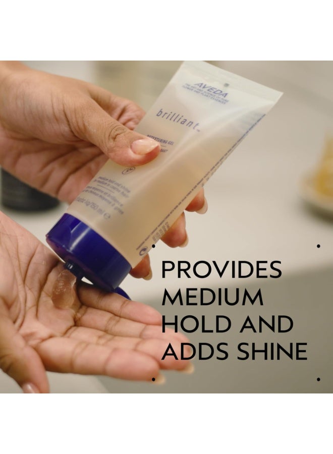 Aveda Brilliant Retexturing Gel | Medium Hold Hair Gel | Adds Shine | for Textured, Curly & Coily Hair, 5 Fl Oz - Image 3