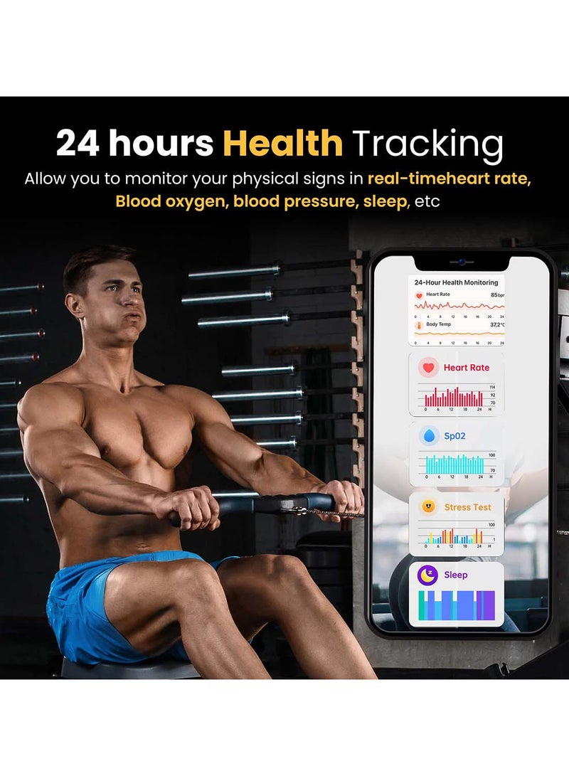 ArmFit Deep Zeero Membership fee fitness tracker band Health and Fitness Wearable – 24/7 Activity Tracker Sleep Tracking, with app support – 15+ Days Battery Life black - Image 4