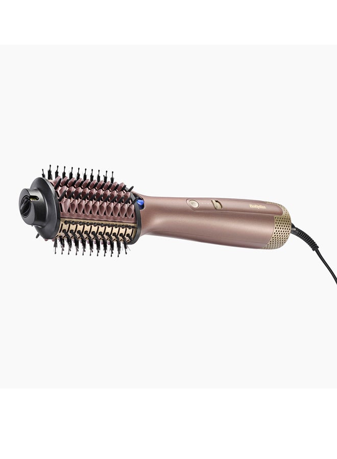 BaByliss 3-in-1 Hot Air Styling Brush, Wet to Dry Hair with Powerful Ionic Technology, Smooths, Volumizes & Straightens Thick, Curly or Frizzy Hair Gold 1.04 kilogram - Image 5
