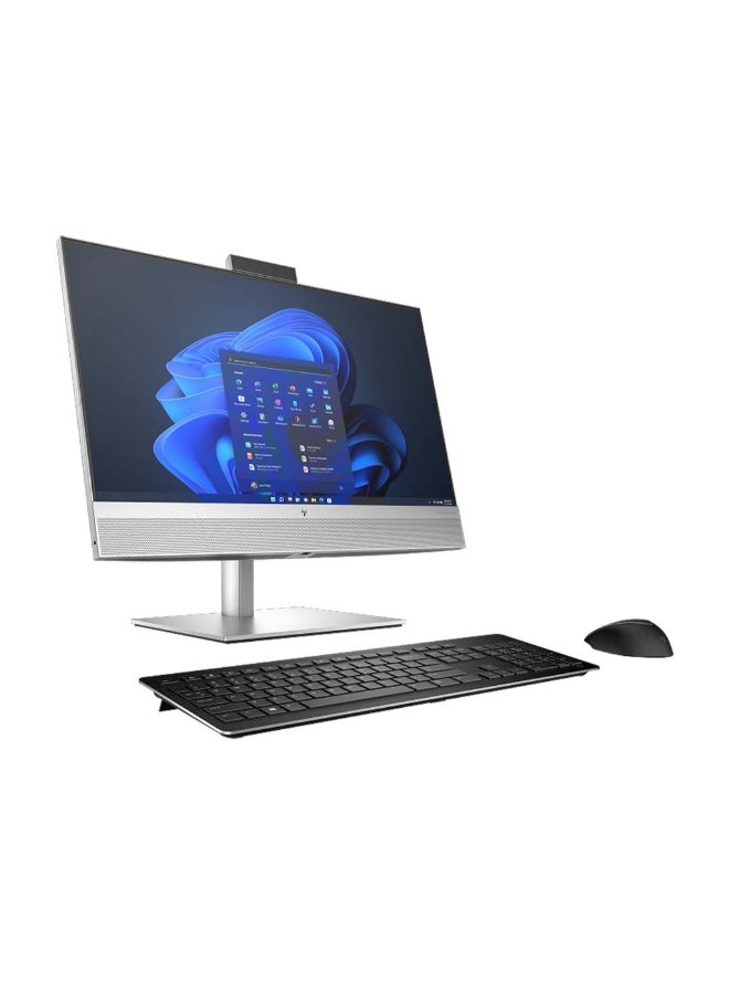 HP AIO 840 With 23.8 Inch Full HD (1920X1080) Display,Core i7–1355U Processor/16GB RAM DDR5/512GB SSD/Windows 11 Pro/Intel UHD Graphics/ English/Arabic Silver - Image 2
