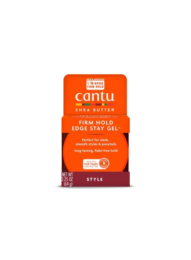 Cantu Extra Hold Edge Stay Gel with Shea Butter 2.25 oz - Image 1
