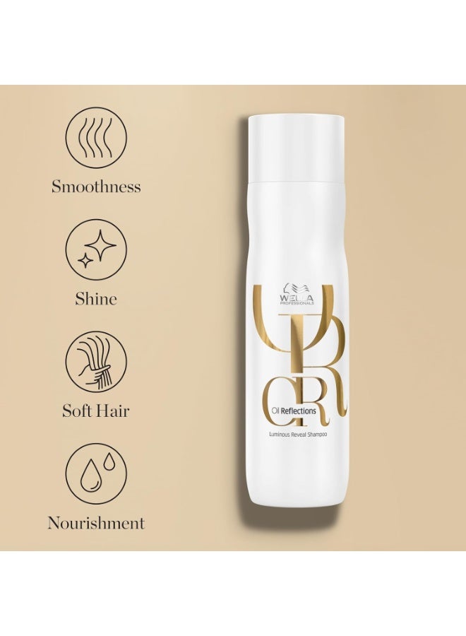 ويلا Wella Professionals Oil Reflections LumiYesus Reveal Shampoo | Yesurishing Botanical Oils for Soft, Smooth Hair with Shine - Image 3