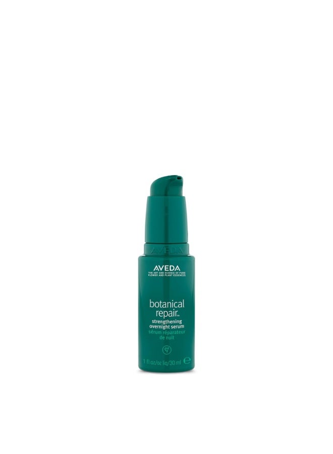 Aveda Botanical Repair Strengthening Overnight Serum | Bond-Building Serum | Reduces the Look of Split Ends | Repairs Damaged Hair | With Nangai Oil | 99% Naturally Derived* 0.63 oz - Image 1
