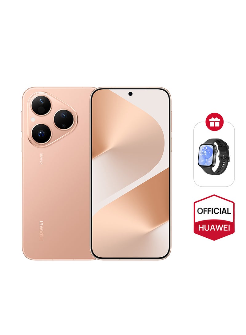 HUAWEI Pura 80 Dual SIM Smartphone Frosted Gold 12GB RAM 256GB Middle East Version With FREE WATCH FIT 3 - Image 1
