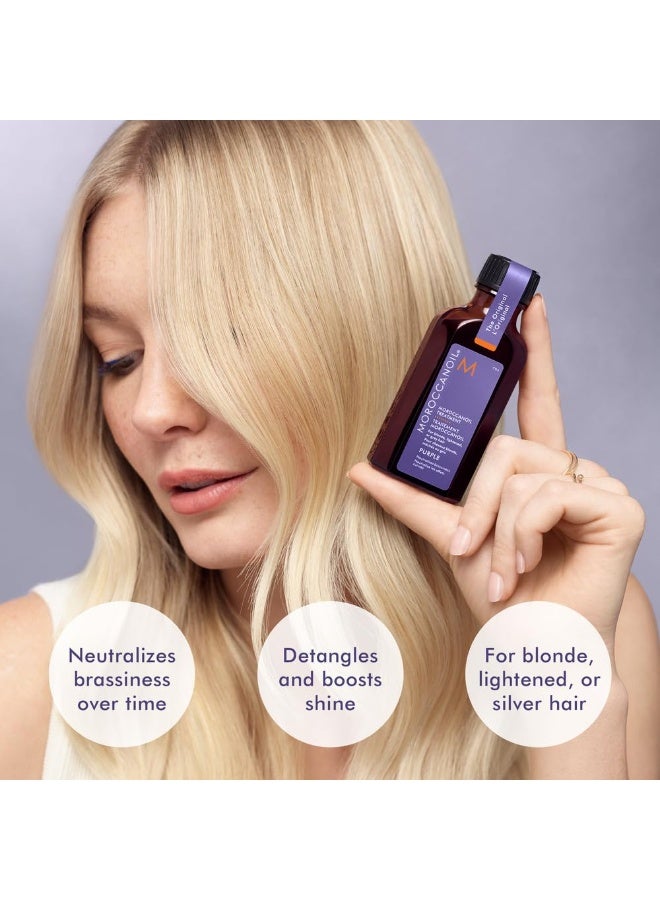 Moroccanoil Treatment Purple Hair Oil for Blonde Hair Size: 1.7 Fl Oz (Pack of 1) - Image 2