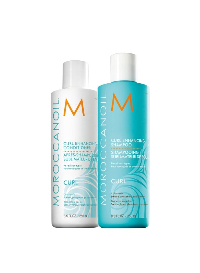 Moroccanoil Curl Enhancing Shampoo and Conditioner Bundle - Image 1