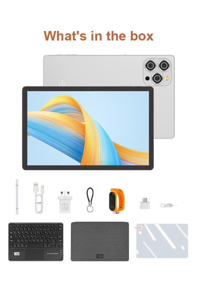 سي آيديا C Idea Tablet 10.36 Inch , WIFI Android Tablet Pc with 8GB+1TB, 2K Screen Educational Tablet with keyboard and Pen CM10016plus white - Image 1