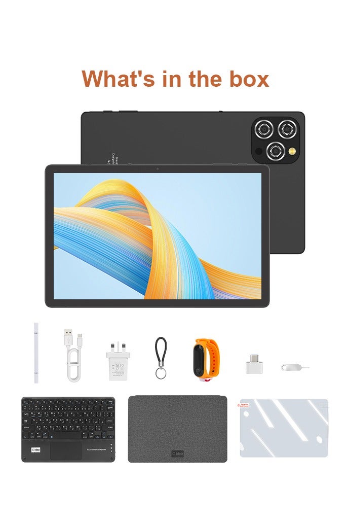 سي آيديا C Idea Tablet 10.36 Inch , WIFI Android Tablet Pc with 8GB+1TB, 2K Screen Educational Tablet with keyboard and Pen CM10016plus black - Image 1