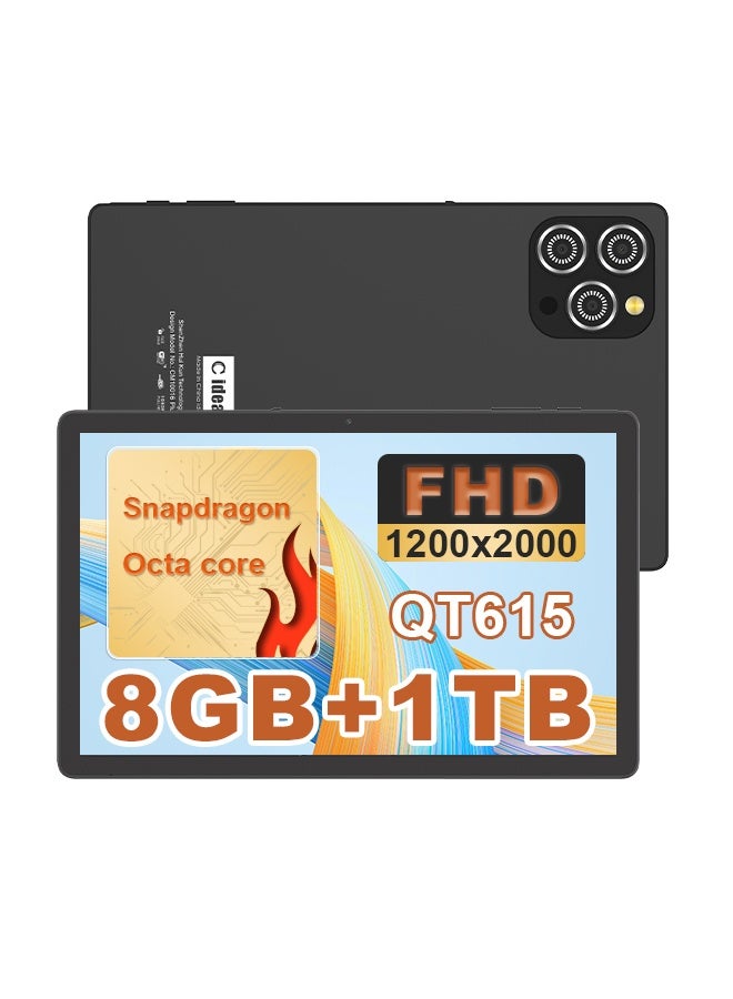 سي آيديا C Idea Tablet 10.36 Inch , WIFI Android Tablet Pc with 8GB+1TB, 2K Screen Educational Tablet with keyboard and Pen CM10016plus black - Image 2