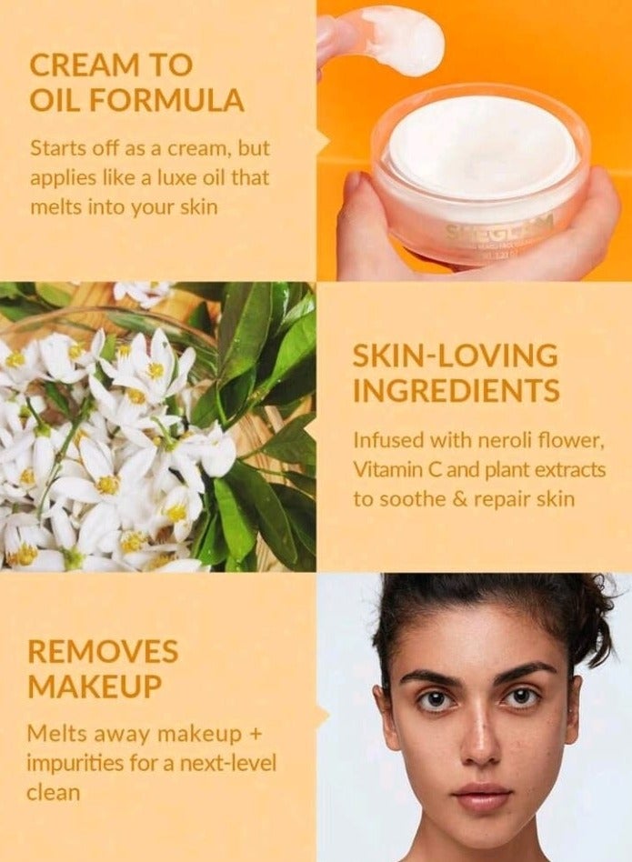 SHEGLAM Nourishing Neroli Face Cleansing Balm - Image 5