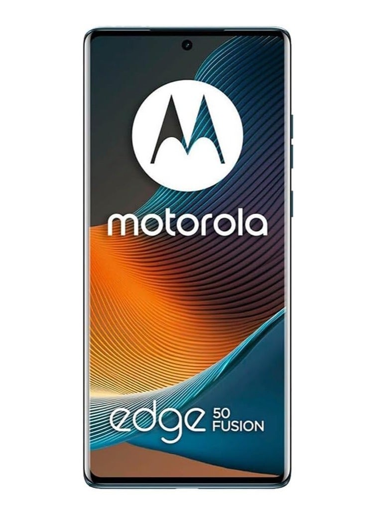 Motorola Edge 50 Fusion 5G Dual SIM 8GB RAM 256GB ROM Forest Blue - International Version - Image 2