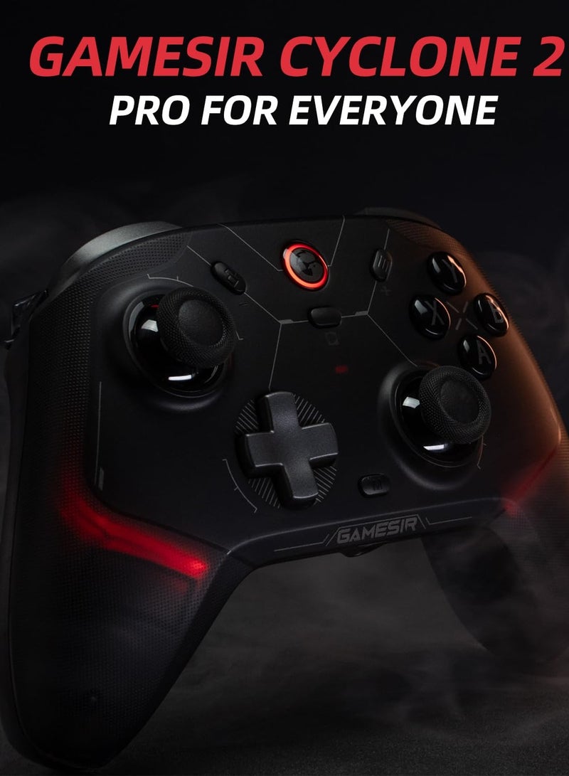 GameSir Cyclone 2 Multiplatform Wireless Controller- TMR Electromagnetic Joysticks&Hall Effect Switch triggers,6-axis Gyro Gaming Controller for Switch/PC/iOS/Android/Steam - Image 2