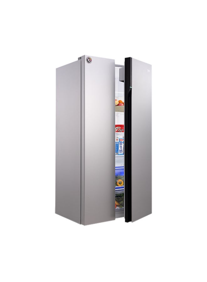 Beko Renewed - 631L Side by Side Refrigerator 220 kW GN163120IZIE Silver - Image 2