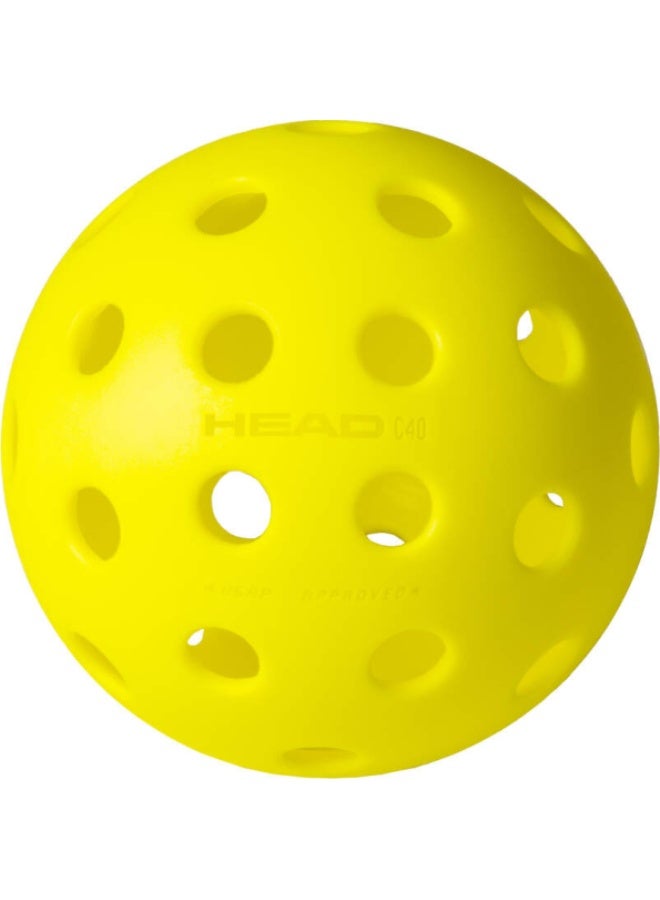 HEAD Championship 40 Pickleball balls - pack of 3 balls - Image 2