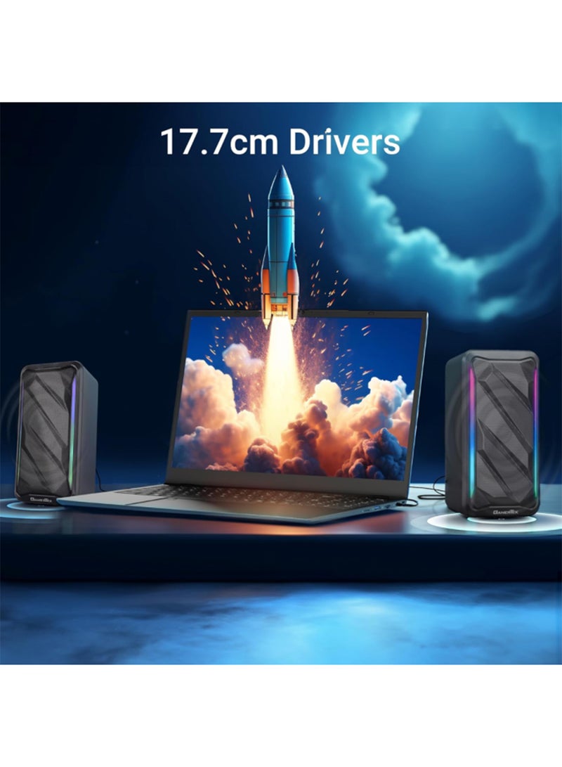 Gamertek Blitz Gaming Speaker - Black - Image 3