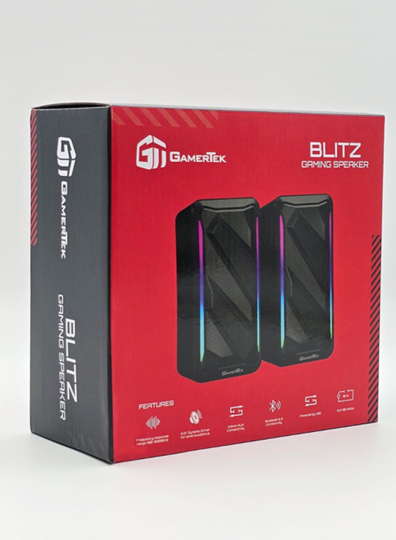 Gamertek Blitz Gaming Speaker - Black - Image 5