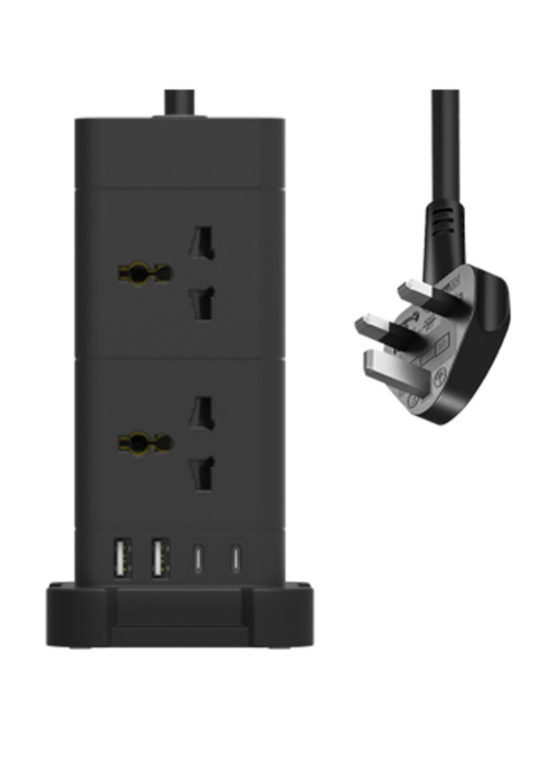 Gamertek Surge Protector 2500W - Black - Image 3
