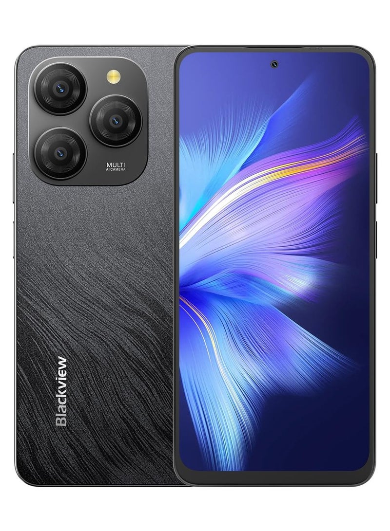 Blackview SHARK 9 5G Smartphone 6.67'' HD+ IPS 90Hz Display NFC 50MP AI Main Camera GPS Android 14 Mobile Phone Feather Black - Image 1