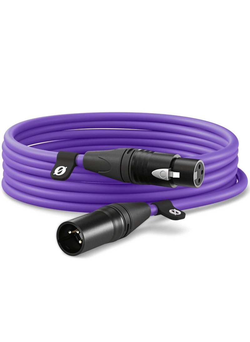 RODE XLR Cable 6M XLR6MP Purple