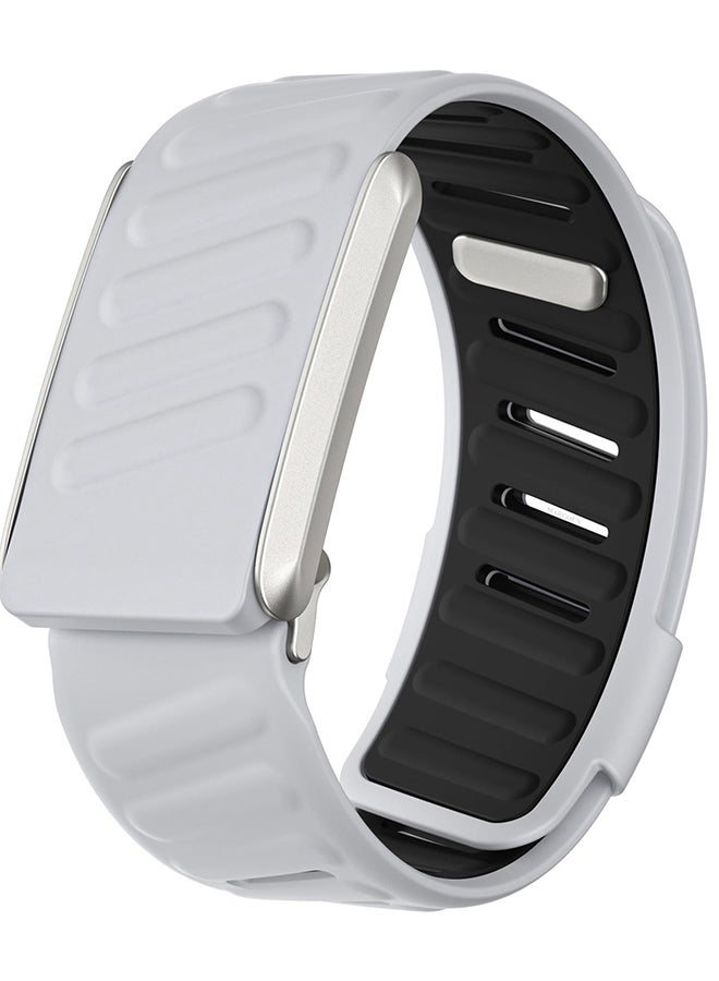 MARGOUN Sports Strap Compatible with Whoop 5.0 Soft and Breathable Silicone Strap Adjustable Replacement Wristbands for Whoop 5.0 Band Off White - Image 1