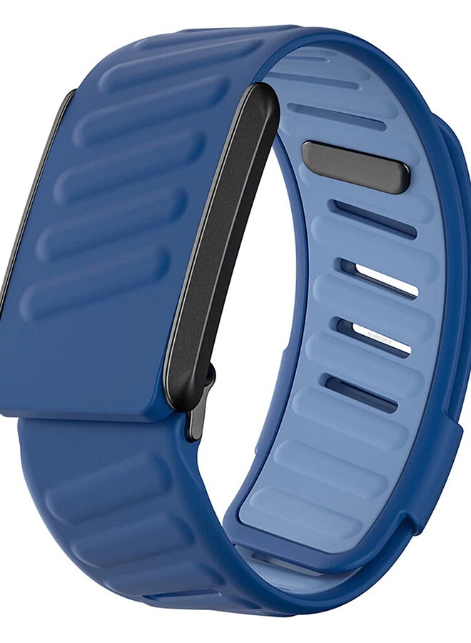MARGOUN Sports Strap Compatible with Whoop 5.0 Soft and Breathable Silicone Strap Adjustable Replacement Wristbands for Whoop 5.0 Band blue - Image 1