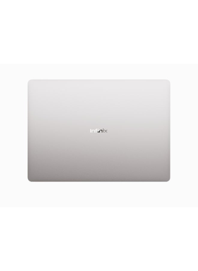 Infinix InBook AirPro+ Laptop With 14-Inch 2.8K(2880x1800) Display 120Hz, Core i5-1334U Processor/8GB RAM DDR4/512GB SSD/Intel Iris XE  Graphics/Windows 11 Home/ English/Arabic Silver - Image 2
