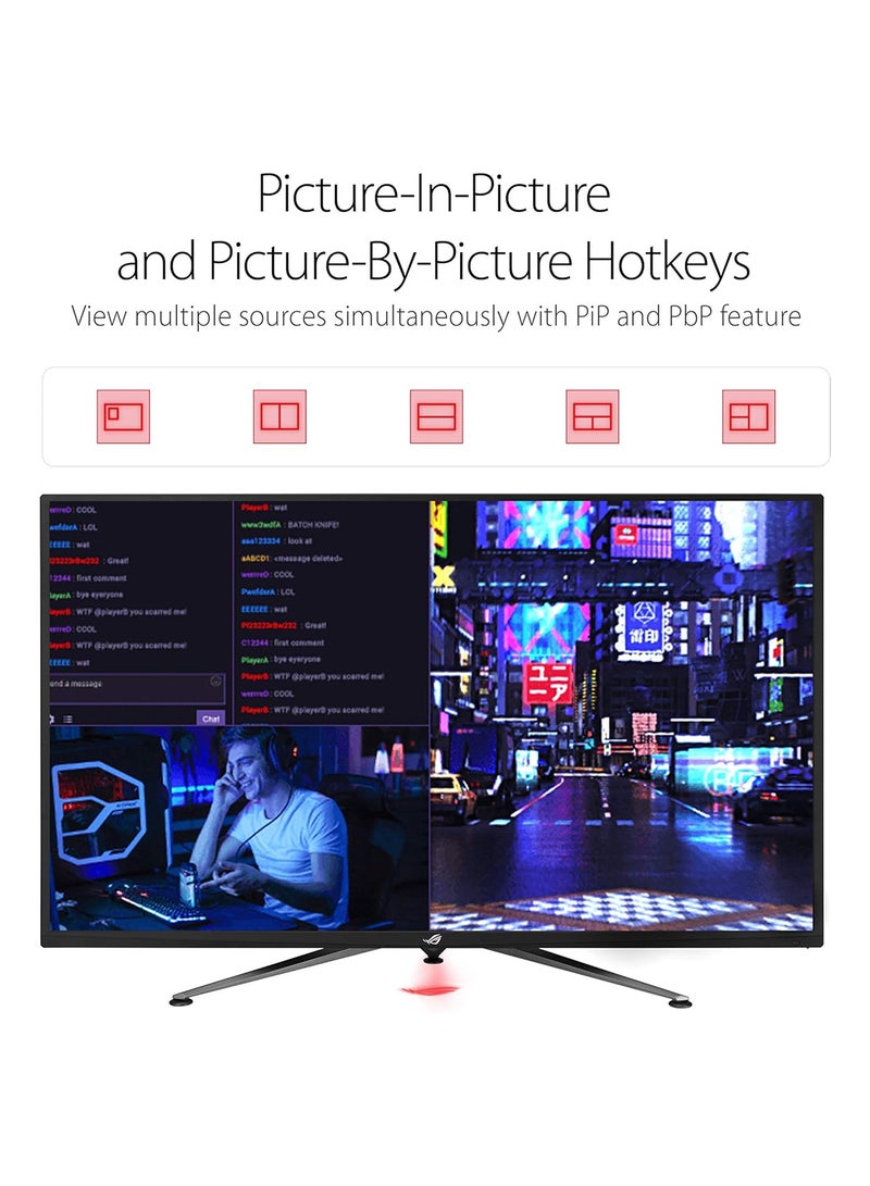 أسوس Renewed - ROG Strix XG438Q 43” Large Gaming Monitor Black - Image 3