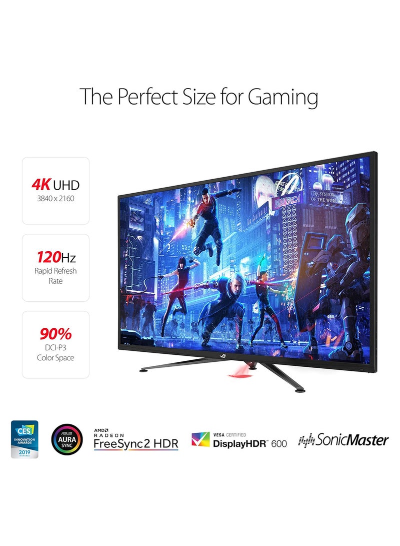 أسوس Renewed - ROG Strix XG438Q 43” Large Gaming Monitor Black - Image 2