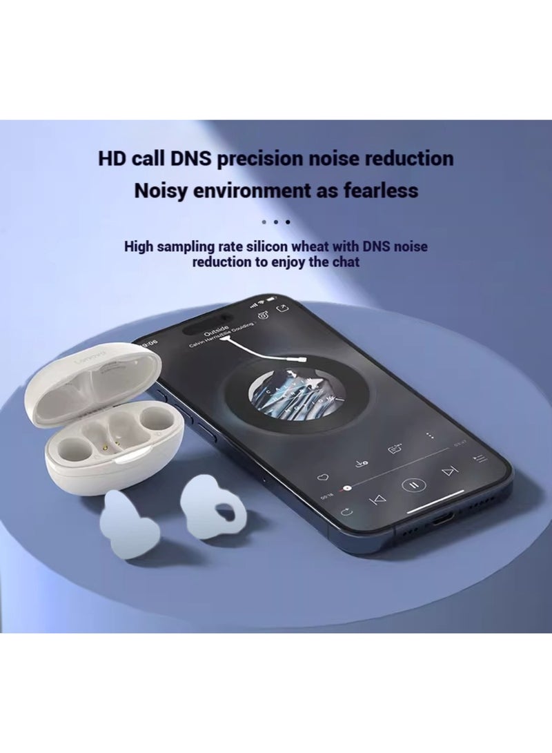 Lenovo EA330 Clip-on Headphones: Invisible Wear, 40ms Ultra-Low Latency for Unrivaled Audio Experience Black - Image 4