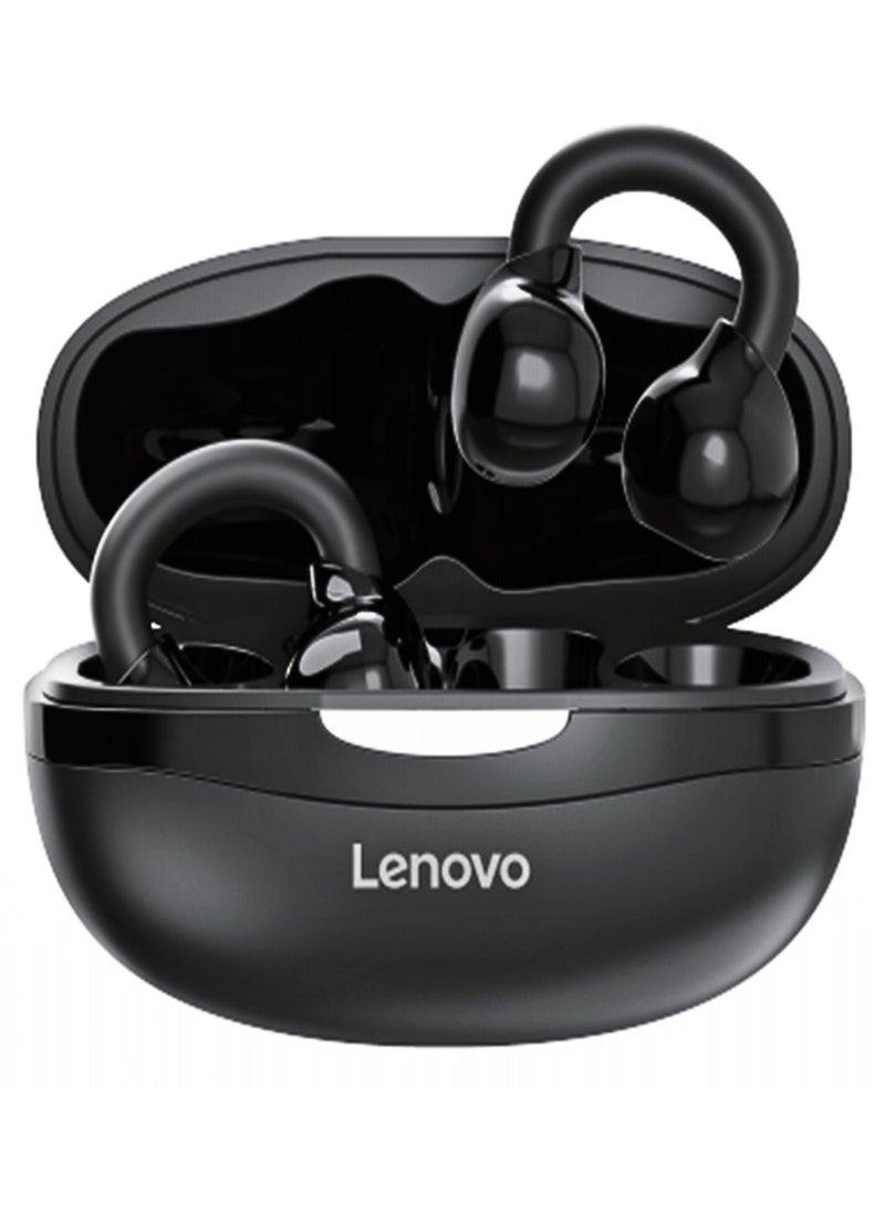 Lenovo EA330 Clip-on Headphones: Invisible Wear, 40ms Ultra-Low Latency for Unrivaled Audio Experience Black - Image 1