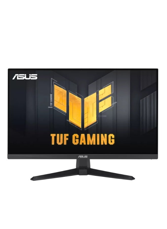 ASUS TUF Gaming VG249QE5A 23.8" Full HD (1920×1080) IPS Monitor, 146Hz OC Refresh Rate, 1ms MPRT, ELMB Sync, Adaptive-Sync, 125% sRGB, Shadow Boost, DisplayWidget, GamePlus, Low Blue Light, HDMI/DP, VESA Mount, Built-in Speakers – Tilt Adjustable, Eye Care Technology, Black | 90LM0BH0-B01171 black - Image 1