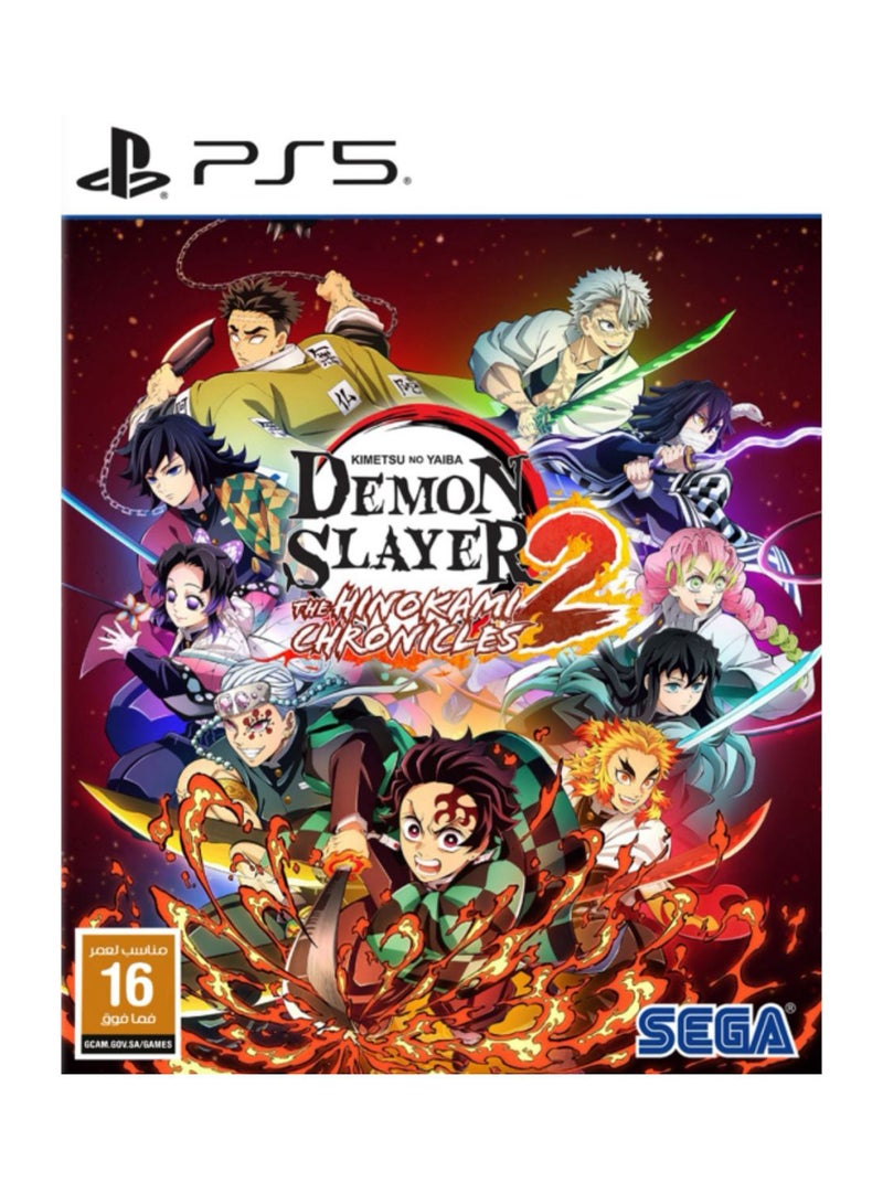 Sega Demon Slayer Kimetsu no Yaiba The Hinokami Chronicles 2 GCAM PS5 - PlayStation 5 (PS5) - Image 1