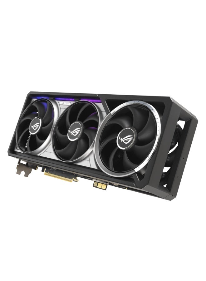 ASUS ROG Astral GeForce RTX 5090 32GB GDDR7 BTF OC Edition Graphics Card, PCIe 5.0, 2610MHz Boost, 21760 CUDA Cores, Quad-Fan Cooling, Vapor Chamber, GC-HPWR, 3.8-Slot, HDMI 2.1 ×2, DP 2.1 ×3, RGB, Dual BIOS, AI & 4K Gaming Ready | 90YV0NF0-M0NA00 black - Image 3