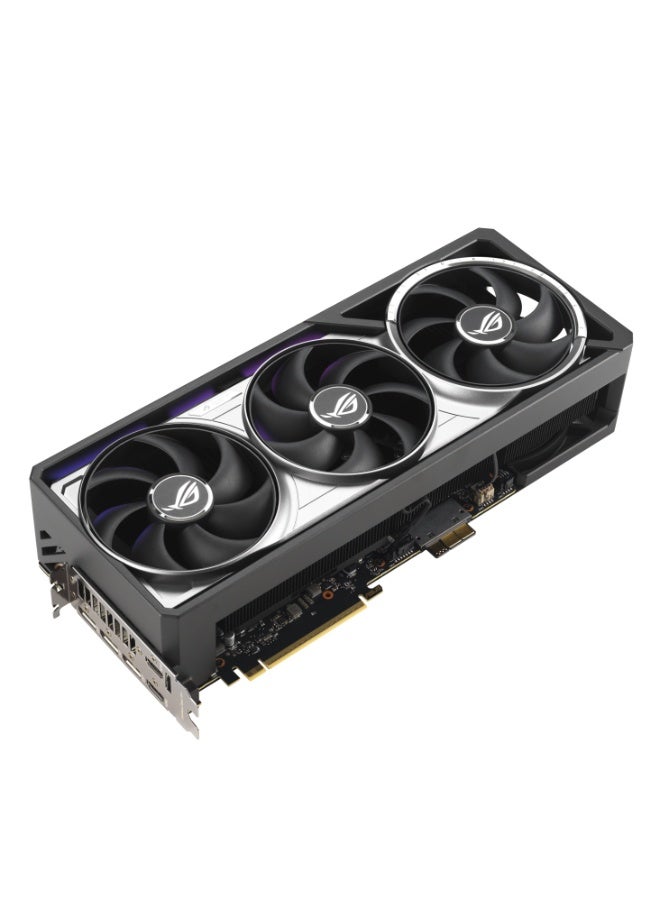 ASUS ROG Astral GeForce RTX 5090 32GB GDDR7 BTF OC Edition Graphics Card, PCIe 5.0, 2610MHz Boost, 21760 CUDA Cores, Quad-Fan Cooling, Vapor Chamber, GC-HPWR, 3.8-Slot, HDMI 2.1 ×2, DP 2.1 ×3, RGB, Dual BIOS, AI & 4K Gaming Ready | 90YV0NF0-M0NA00 black - Image 4